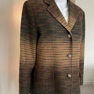 Striped Multicolor Women's Jacket